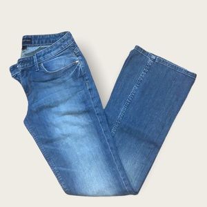 Womens Banana Republic Blue Bootcut Jean Size 25/0R